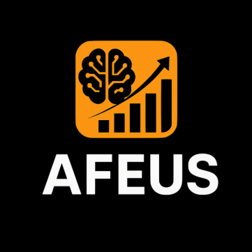 AFEUS - ASSETS OF FUTURE EXCHANGE US FOUNDATION LTD AI robot logo for stock prediction platform